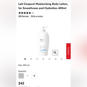 Biotherm body milk and body serum bundle